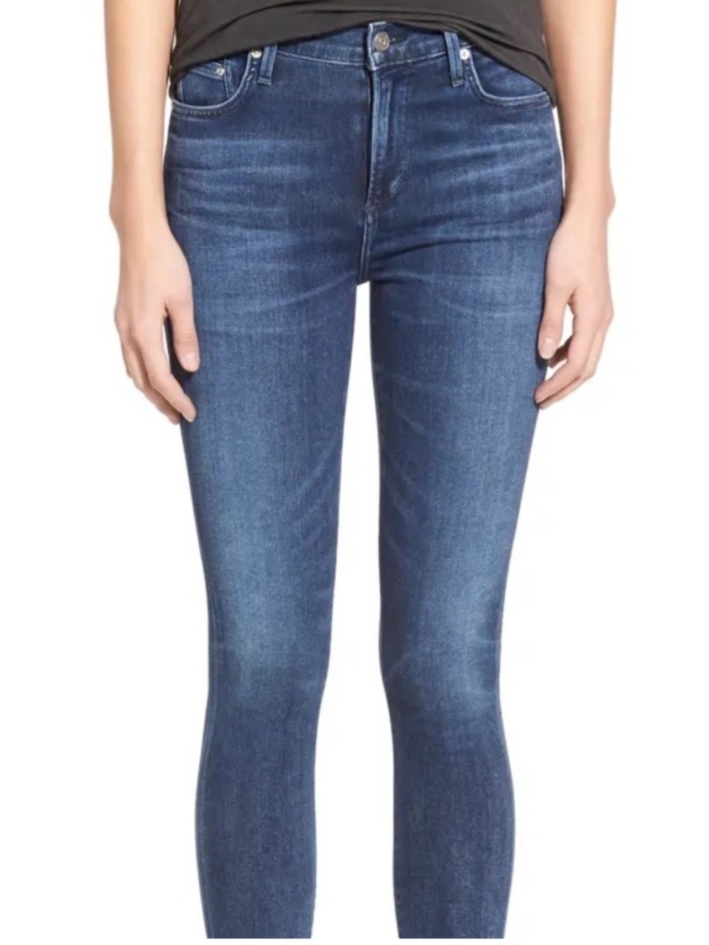 Citizens of Humanity Rocket High Rise Skinny Blue Denim Jeans, Size 27